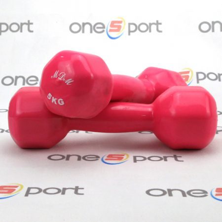 دمبل ایروبیک روکش دار 5 کیلویی MDM