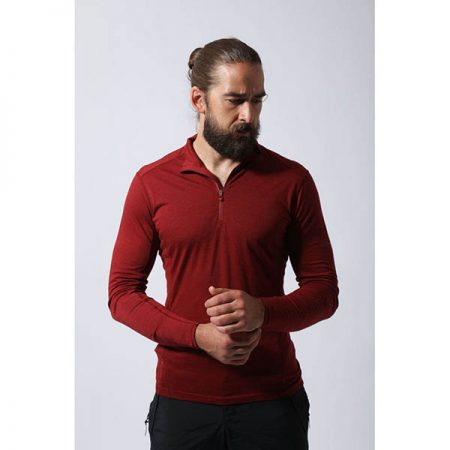بیس لایر نیم زیپ مردانه مونتین مدل PRIMINO 140 Zip Neck