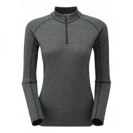 بیس لایر زنانه مونتین مدل PRIMINO 220 Zip Neck 2020