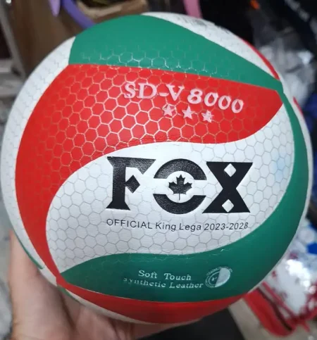 توپ والیبال فاکس مدل SD-V8000 سبز قرمز