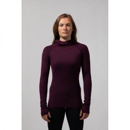 پوشش لایه اول کلاه دار زنانه Montane مدل women’s primino hybrid hoodie11