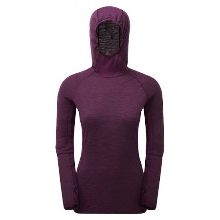پوشش لایه اول کلاه دار زنانه Montane مدل women’s primino hybrid hoodie2