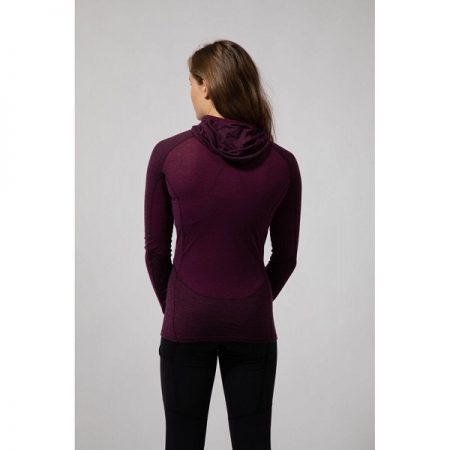 پوشش لایه اول کلاه دار زنانه Montane مدل women’s primino hybrid hoodie8