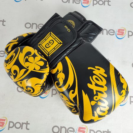 دستکش بوکس FAIRTEX Glory | مشکی طلایی