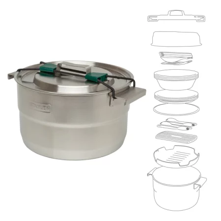 ست ظروف استنلی مدل Full Kitchen Base Camp Cook Set