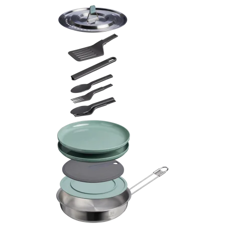ست ماهیتابه و ظروف آشپزی استنلی مدل Wildfare Core دوازده پارچه