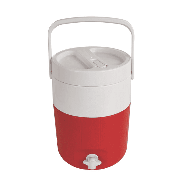 با کولر نوشیدنی Coleman® 2 Gallon گروه را در روزهای متلاطم خنک و مرطوب نگه دارید. قسمت بالای دهانه دهان باعث پر شدن آسان از جمله افزودن یخ توسط انگشت شمار می شود. دو گزینه توزیع به شما قابلیت استفاده بیشتر با این کولر نوشیدنی را می دهد. یا آن را روی یک میز یا نیمکت قرار دهید و اجازه دهید کل گروه ها لیوان های خود را از شیر آب آسان پر کنند ، یا دریچه تلنگر را باز کنید تا یک نوشیدنی سریع و بدون یک فنجان بخورد. در هر صورت ، دسته وثیقه حمل را آسان می کند و درب پیچ و مهره ای آن ایمن باقی می ماند ، بنابراین مهم نیست که کجا بروید ، یک نوشیدنی خوشبو کننده همیشه برایتان آماده است. امکانات شیر آب با استفاده آسان به شما امکان می دهد به راحتی نوشیدنی خود را پر کنید فلیپ فور گرفتن یک نوشیدنی را آسان کرده و سپس خنک کننده نوشیدنی خود را بطور ایمن ببندید درپوش پیچ در ماجراهای شما ایمن می ماند دسته وثیقه حمل آسان را فقط با یک دست امکان پذیر می کند بالای دهان برای پر کردن آسان ، به خصوص با یخ عایق کم CO2 برای کاهش انتشار کربن در تولید کف ساخت آمریکا