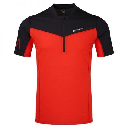 تیشرت تخصصی دو کوهستان مردانه مونتین DRAGON ZIP T-SHIRT