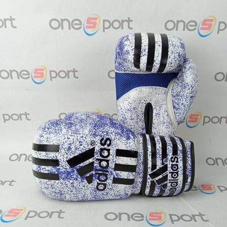 دستکش بوکس طرح دار adidas | سفید سرمه ای
