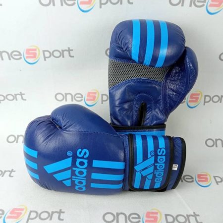 دستکش بوکس طرح دار adidas | سرمه ای فیروزه ای