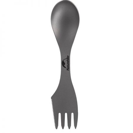 قاشق تیتانیوم کمپ و کوهنوردی نیچرهایک NATUREHIKE TZD12 TITANIUM CUTLERY SET NH19T012-D