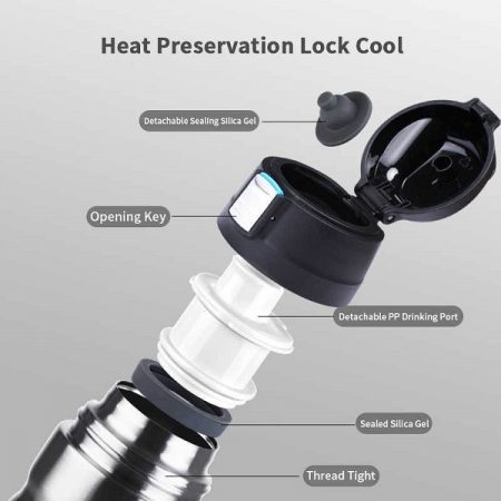 قمقمه NATUREHIKE TT01 VACUUM BOTTLE 600ML