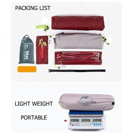 چادر NATUREHIKE CLOUD UP ULTRALIGHT 2 PESRON TENT