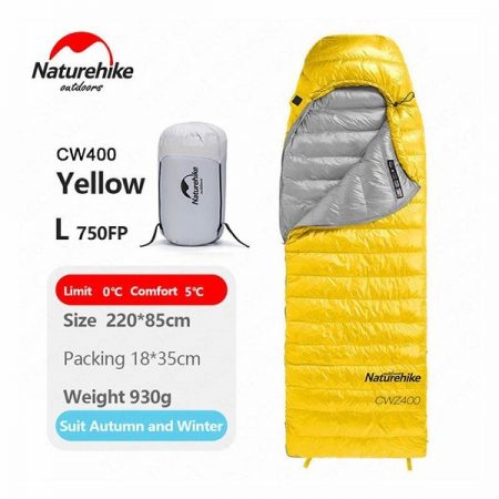 کیسه خواب NATUREHIKE CW400 MUMMY GOOSE DOWN SLEEPING BAG