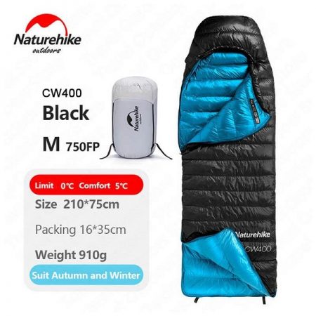 کیسه خواب NATUREHIKE CW400 MUMMY GOOSE DOWN SLEEPING BAG