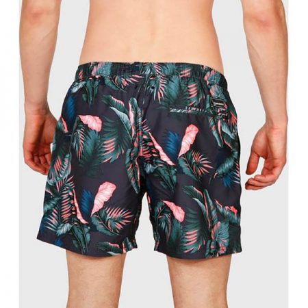 مایو مردانه برونتی مدل TASKER FLOWER AO MENS SHORT TITANIUM