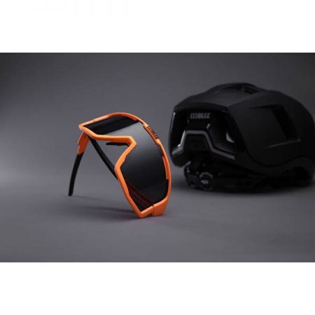 BLIZ FUSION NEON ORANGE FRAME SMOKE LENS PRICE MARK 12 CAT3