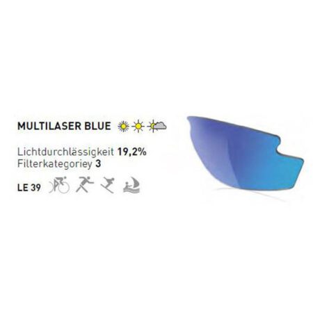 عینک آفتابی رودی مدل DEFENDER PYOMBO MATTE BUMPERS AZUR