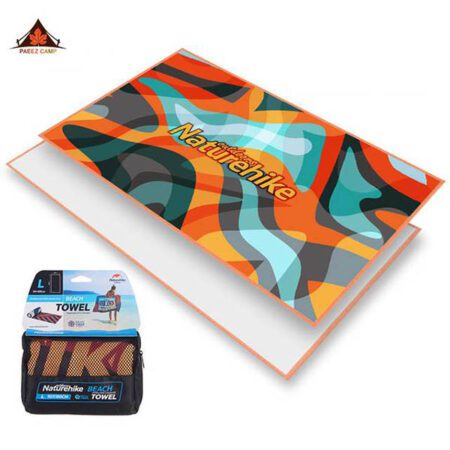 حوله مسافرتی و کمپ نیچرهایک مدل BEACH TOWEL 130CM
