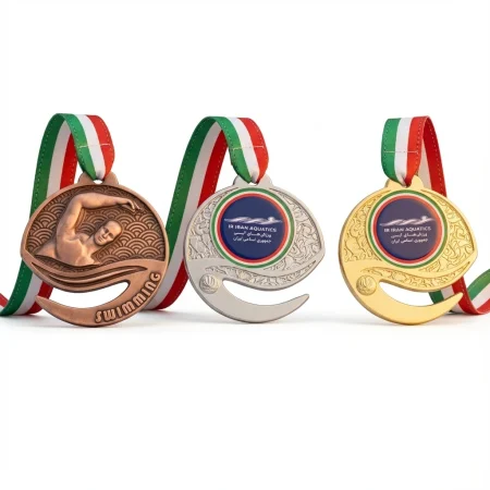 مدال قهرمانی طرح شنا کد 4