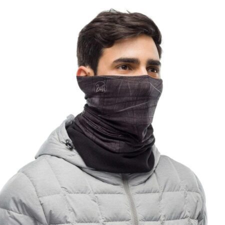 دستمال سر و گردن زمستانی باف مدل Embers Black