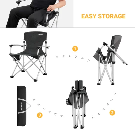 KingCamp Lumbar Back Padded Camping Chair
