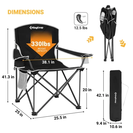 صندلی کمپینگ کینگ کمپ مدل KC2226