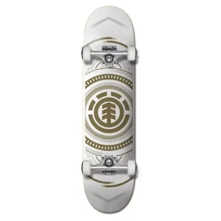اسکیت برد کامل Element طرح Hatched White Gold