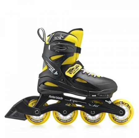 اسکیت رولربلید رویه هارد پسرانه مدل FURY BLACK YELLOW