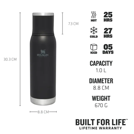 فلاسک ادونچر توگوی استنلی مدل STANLEY ADVENTURE TO-GO BOTTLE 1L مشکی