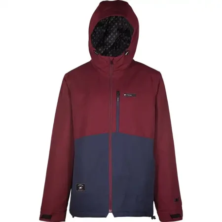 کاپشن اسکی مردانه L1 PREMIUM GOODS HASTING WINE INK