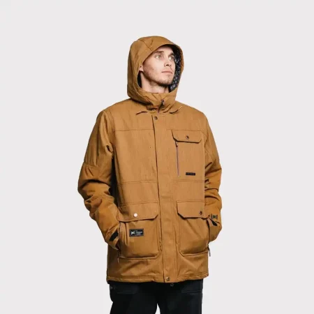 کاپشن اسکی مردانه L1 PREMIUM GOODS HIGHLAND GINGER