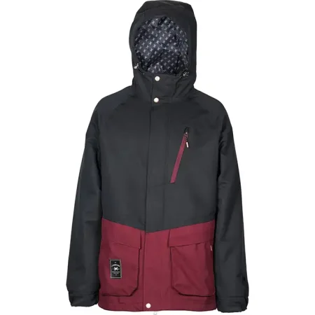 کاپشن اسکی مردانه L1 PREMIUM GOODS LEGACY BLACK WINE