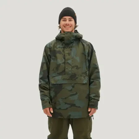 کاپشن اسکی مردانه O'NEILL ANORAK GREEN AMO CAMP