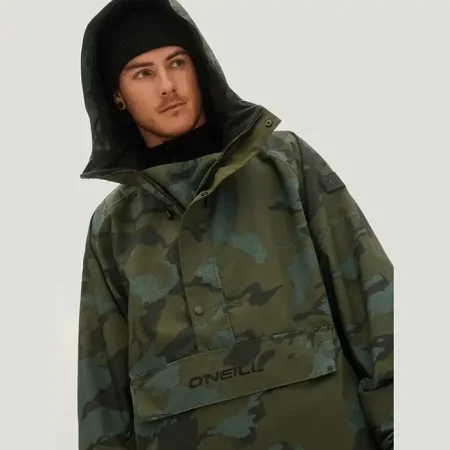 کاپشن اسکی مردانه O'NEILL ANORAK GREEN AMO CAMP