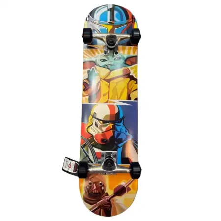 اسکیت برد کامل Element طرح Stat Wars Mandalorian Quadrant