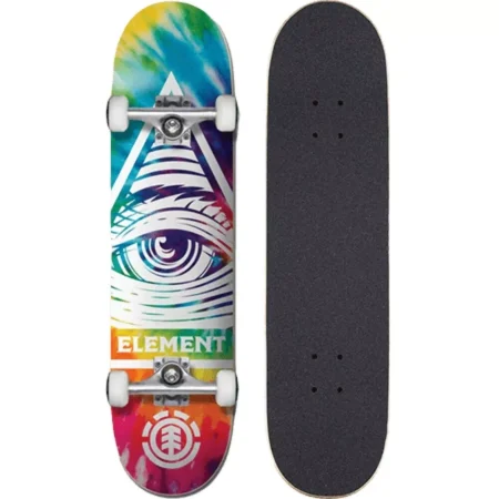 اسکیت برد کامل Element | طرح Eyes Trippin Rainbow