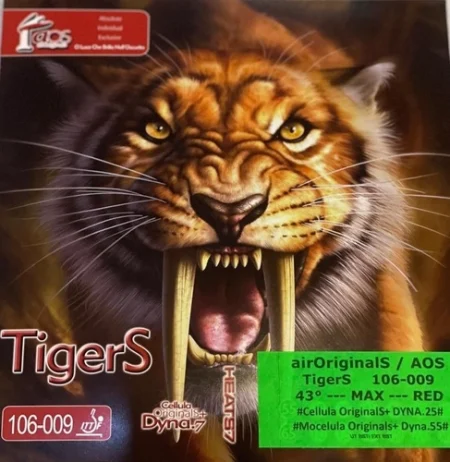 رویه راکت پینگ پنگ AIR TIGERS GREEN LABEL