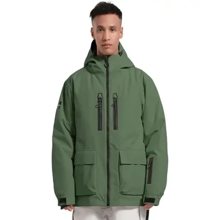 کاپشن اسکی مردانه GSOU SNOW GS2267 GREEN