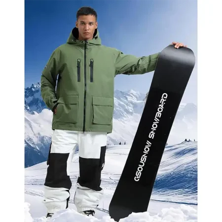 کاپشن اسکی مردانه GSOU SNOW GS2267 GREEN