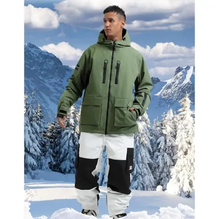 کاپشن اسکی مردانه GSOU SNOW GS2267 GREEN