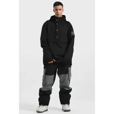 کاپشن اسکی مردانه GSOU SNOW GS2348 BLACK