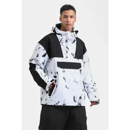 کاپشن اسکی مردانه GSOU SNOW GS2355 WHITE