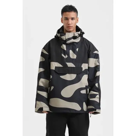 کاپشن اسکی مردانه GSOU SNOW GS2355 BLACK PEIGE