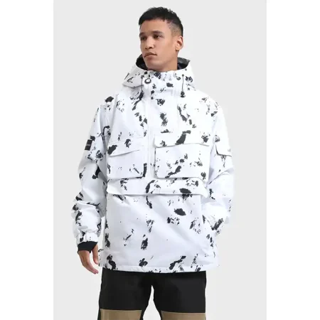 کاپشن اسکی مردانه GSOU SNOW GS2174 WHITE