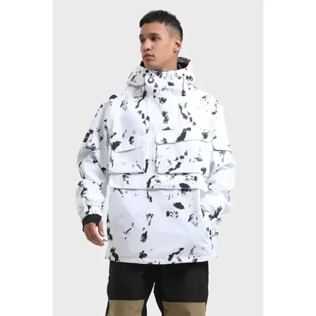 کاپشن اسکی مردانه GSOU SNOW GS2174 WHITE