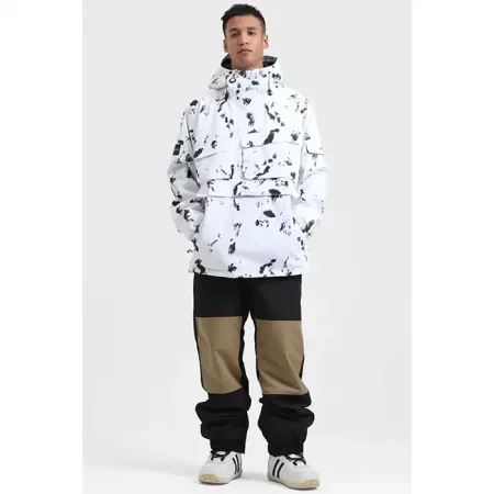 کاپشن اسکی مردانه GSOU SNOW GS2174 WHITE