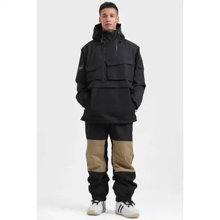 کاپشن اسکی مردانه GSOU SNOW GS2174 BLACK
