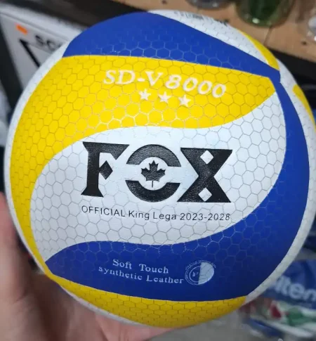 توپ والیبال فاکس مدل SD-V8000 آبی زرد