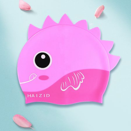 کلاه شنا بچگانه طرح دلفین صورتی